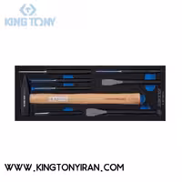 فوم داخل جعبه ابزار تیز بر سمبه پین کش و چکش کينگ توني 9-90118PRV