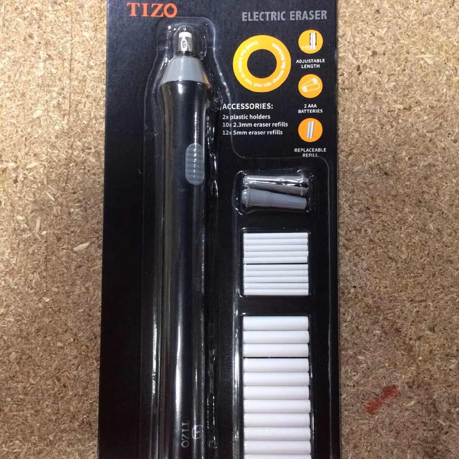 پاکن تیزو برقی  مدل Tizo Tw8302 Electric Eraser مناسب طراحان حرفه ای 