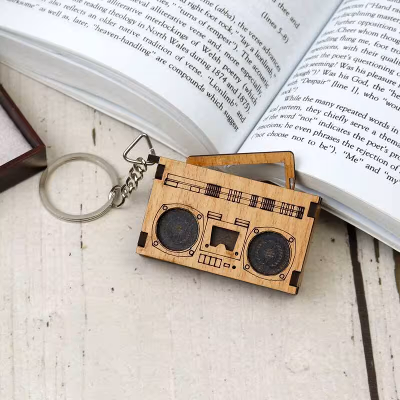 جا کلیدی چوبی رادیو