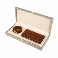 ست چرم قهوه ای مونیکا کد PL5518