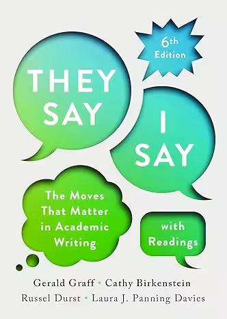 خرید و دانلود نسخه کامل کتاب "They Say / I Say" with Readings (6th Edition) - Pdf