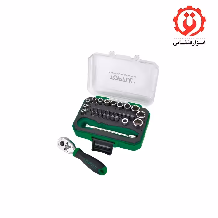 جعبه بکس و بیت 33 پارچه 1/4 اینچ تاپ تول مدل GABW3301
