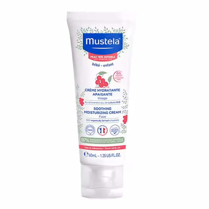 كرم سوتينگ مرطوب و تسكين صورت Mustela موستلا 40 میل