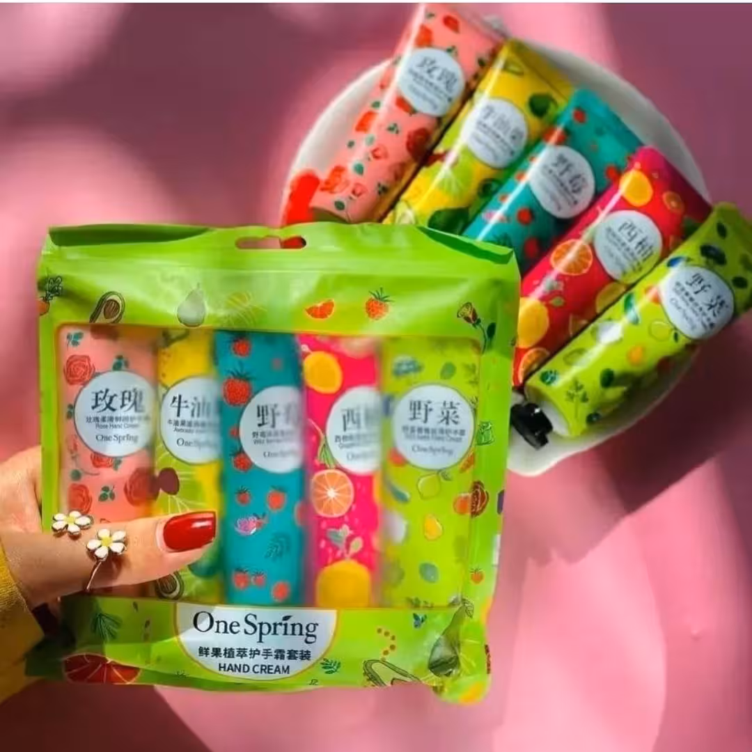 کرم دست و صورت پک پنج عددی میوه ای اورجینال