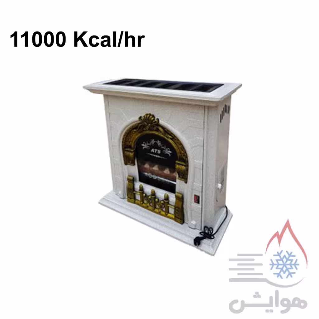 هیتر گازی شومینه ای فن دار آذر تهویه مدل A612