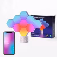 کیت هوشمند 9 تایی کولولایت Cololight Hexagon Rhythm Kit 9 Piece
