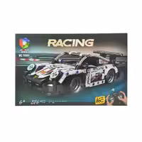 لگو ماشین پورشه کنترلی سفید 386 قطعه کد NO.70001