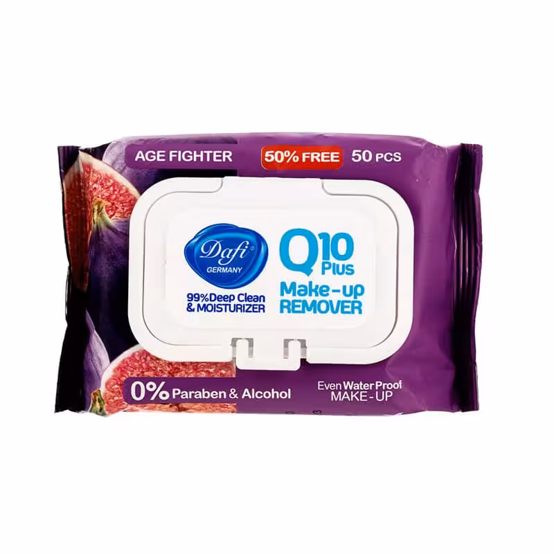 دستمال پاک کننده آرایشی دافی مدل Q10 PLUS 2