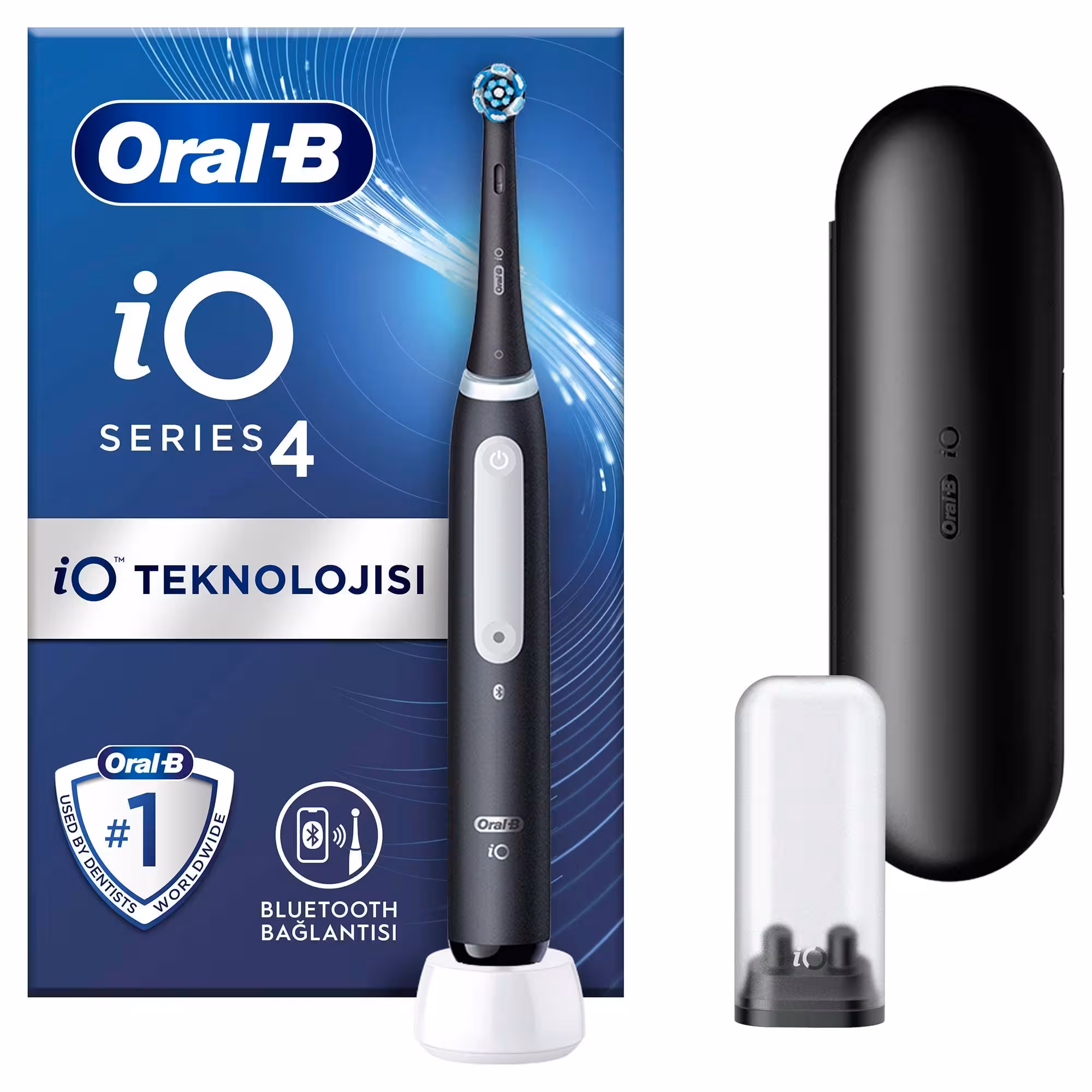مسواک برقی برند Oral B آلمان مدل iO - 4 مشکی