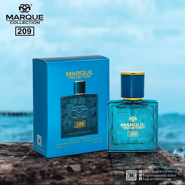 عطر ادکلن مردانه ورساچه اروس مارکویی کالکشن کد 209 (Marque Collection Versace er