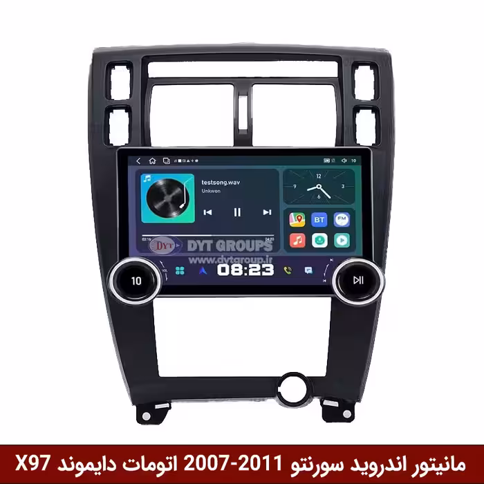 مانیتور ولوم‌دار سورنتو 2007-11 اتومات برند دایموند 2K مدل X97 FLY وینکا - 9.7 اینچ