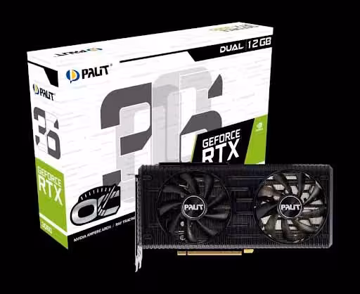 خرید کارت گرافیک پلیت Graphics Palit GeForce RTX 3060 Dual 12GB با بهترین قیمت