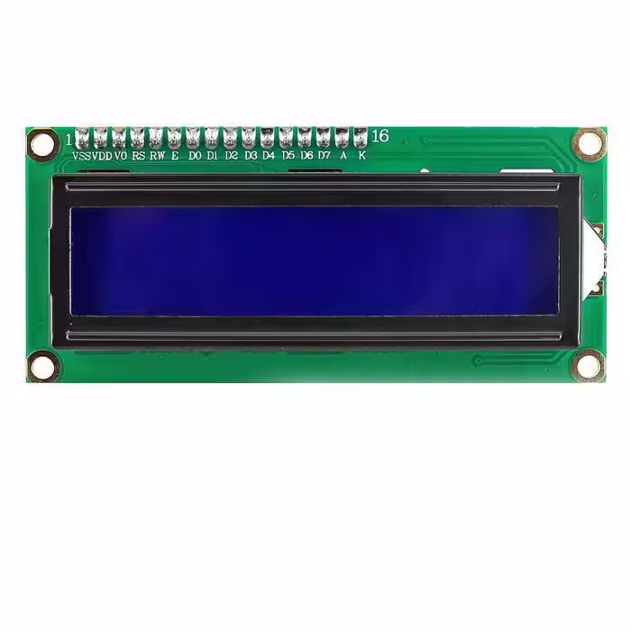 نمایشگر LCD کاراکتری 2x16 آبی اورجینال