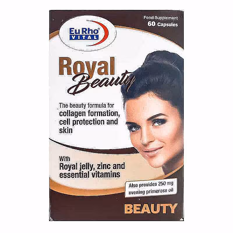 کپسول ژلاتینی نرم رویال بیوتی یوروویتال در مراقبت و حفظ شادابی پوست کمک کننده می باشد. ارسال رایگان به سراسر کشور با هر مبلغ سفارش.