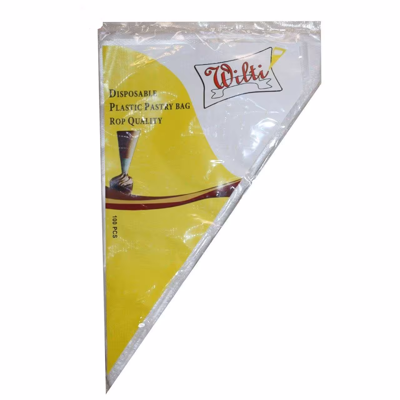 قیف خامه زن یکبار مصرف مدل ویلتی بسته 100 عددی