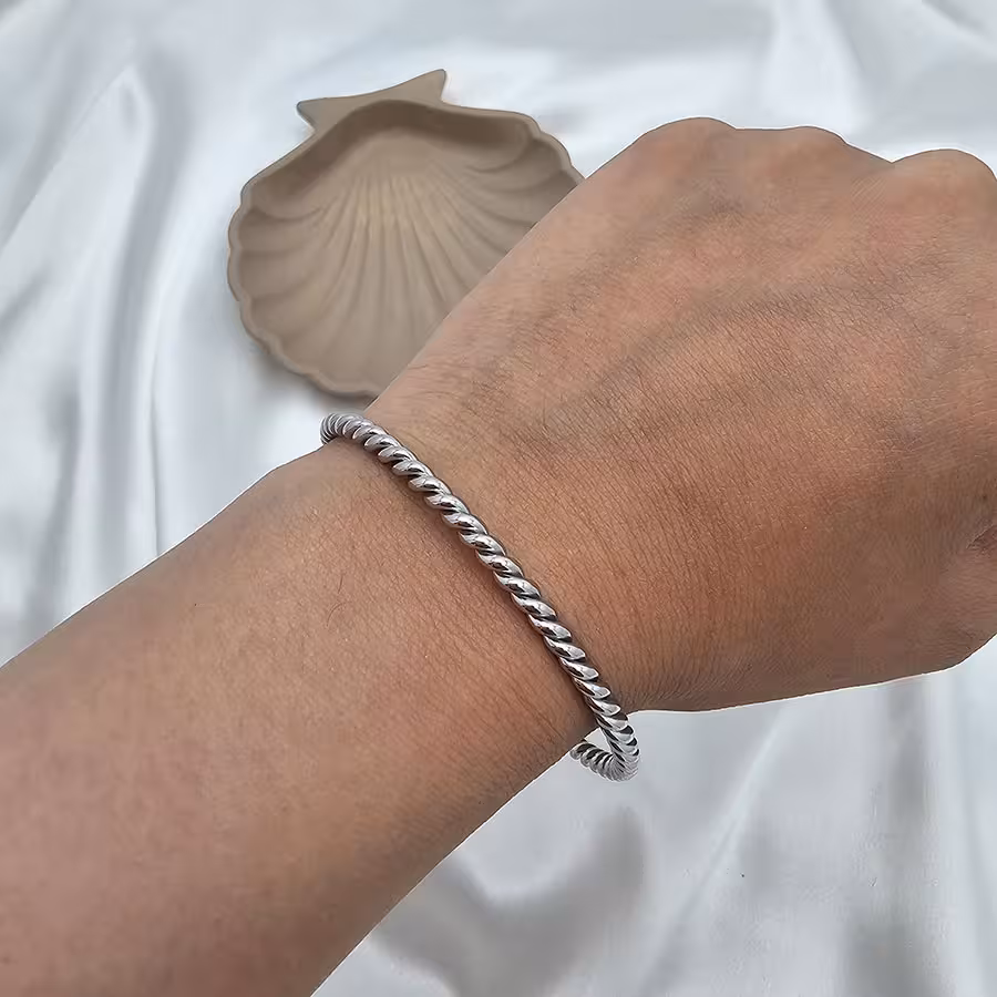 بنگل اسپرت نقره ای کد F