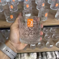لیوان شیشه‌ای مدل انگشتی برند Deli Glass – ست 6 عددی