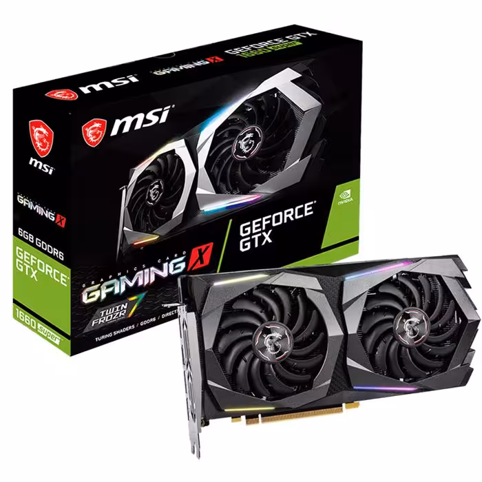 کارت گرافیک ام اس آی GeForce GTX 1660 SUPER GAMING X 6G