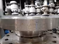 فلنج گلودار "10 ریس فیس کلاس 600 رد80   B16  از جنس  A182/F304 304L فابریک