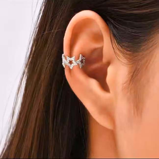 گوشواره استیل مدل ایرکاف ستاره کد3