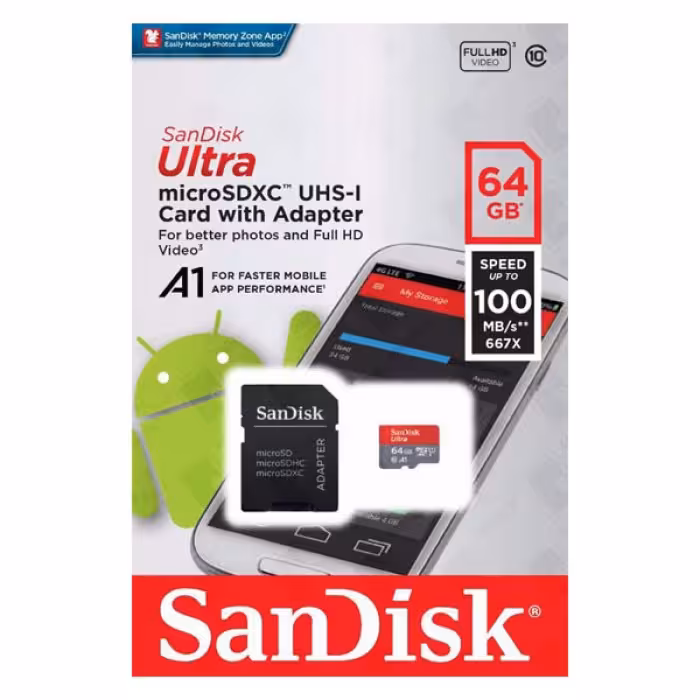 مموری SD 64G SANDISK