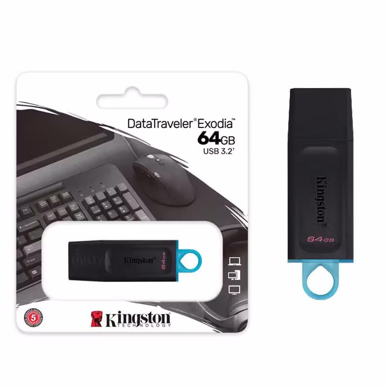فلش 64 گیگ Kingstone Exodia USB3.2