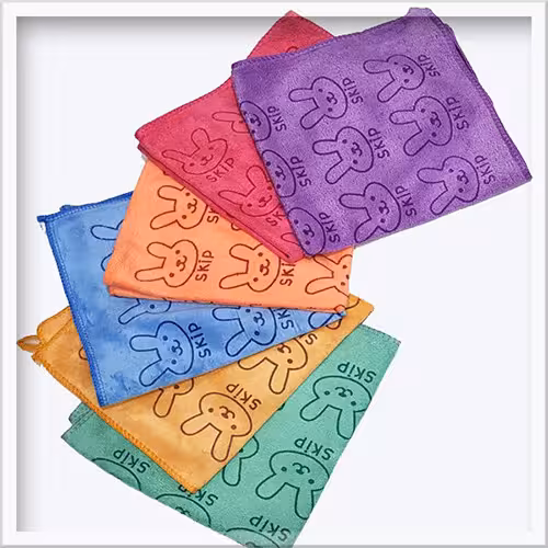 دستمال حوله ای طرح خرگوش سایز 40×40