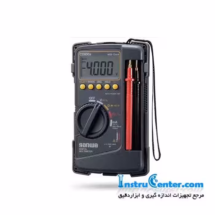 مولتی متر دیجیتال دستی قابل حمل ساخت کمپانی SANWA مدل CD-800a