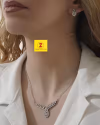 نیمست نگینی زنانه طرح جواهر