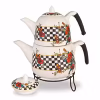 ست کتری و قوری ریور مدل پرواز گنجایش کتری 2.5 لیتر گنجایش قوری 0.8 لیتر