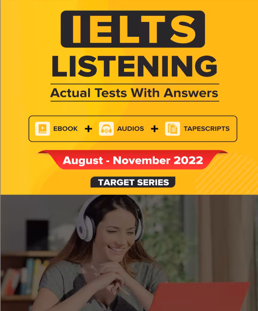 کتاب IELTS Listening Actual Tests with Answers Aug-Nov 2022