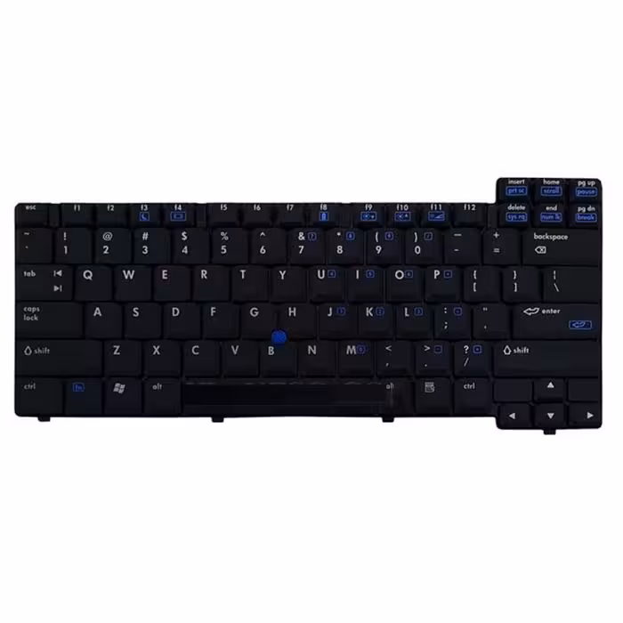 کیبورد لپ تاپ اچ پی Compaq NX7400-NX7300-NC620 مشکی با ماوس