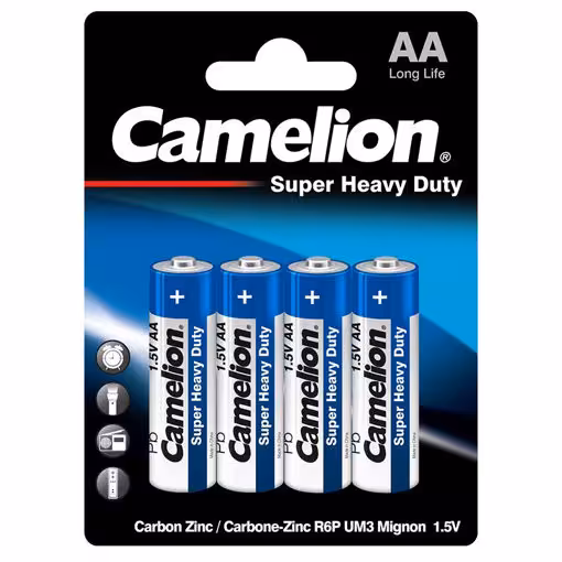 باتری قلمی Super Heavy Duty کملیون R6P-BP4B