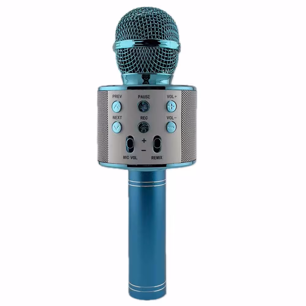 میکروفون اسپیکر WS-858-رنگ آبی