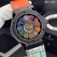 ساعت مچی مردانه هابلوت Hublot-Classic-Fusion-Murakami-Sunflower-black1 1011H
