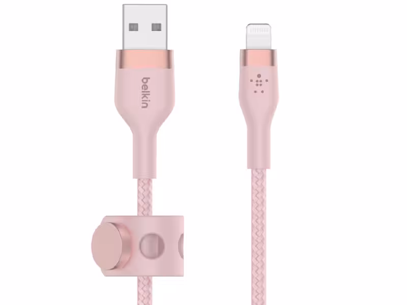 کابل فست شارژ لایتنینگ بلکین مدل CAA010bt25M به طول 2.5 متر