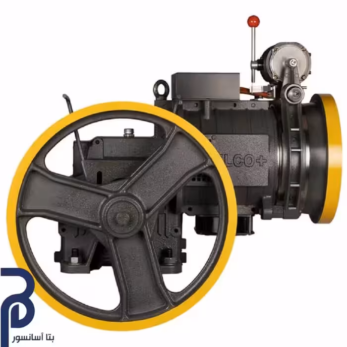 موتور گیربکس آسانسور الکو پلاس – توان 7.3kw و 3VF و سرعت 1m/s