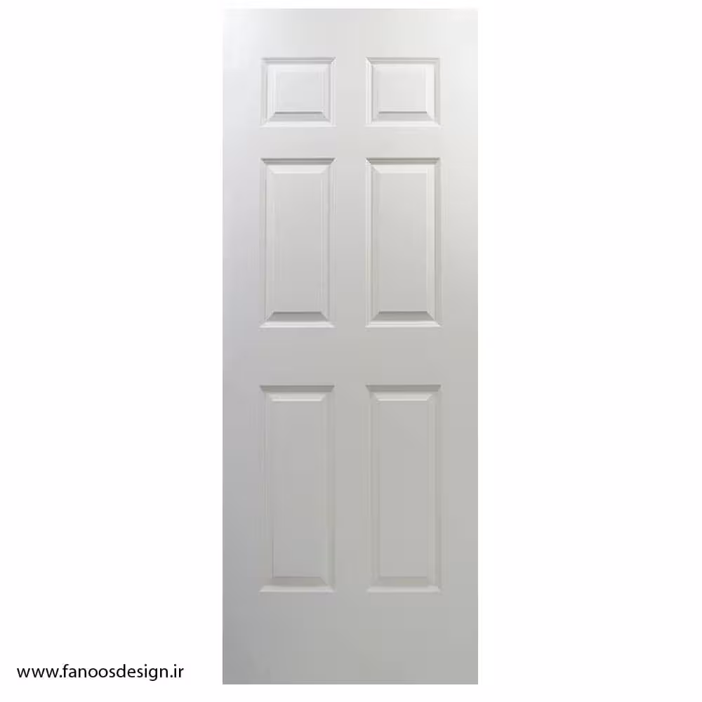 درب داخلی اتاق خواب با حاشیه CNC کد 1387