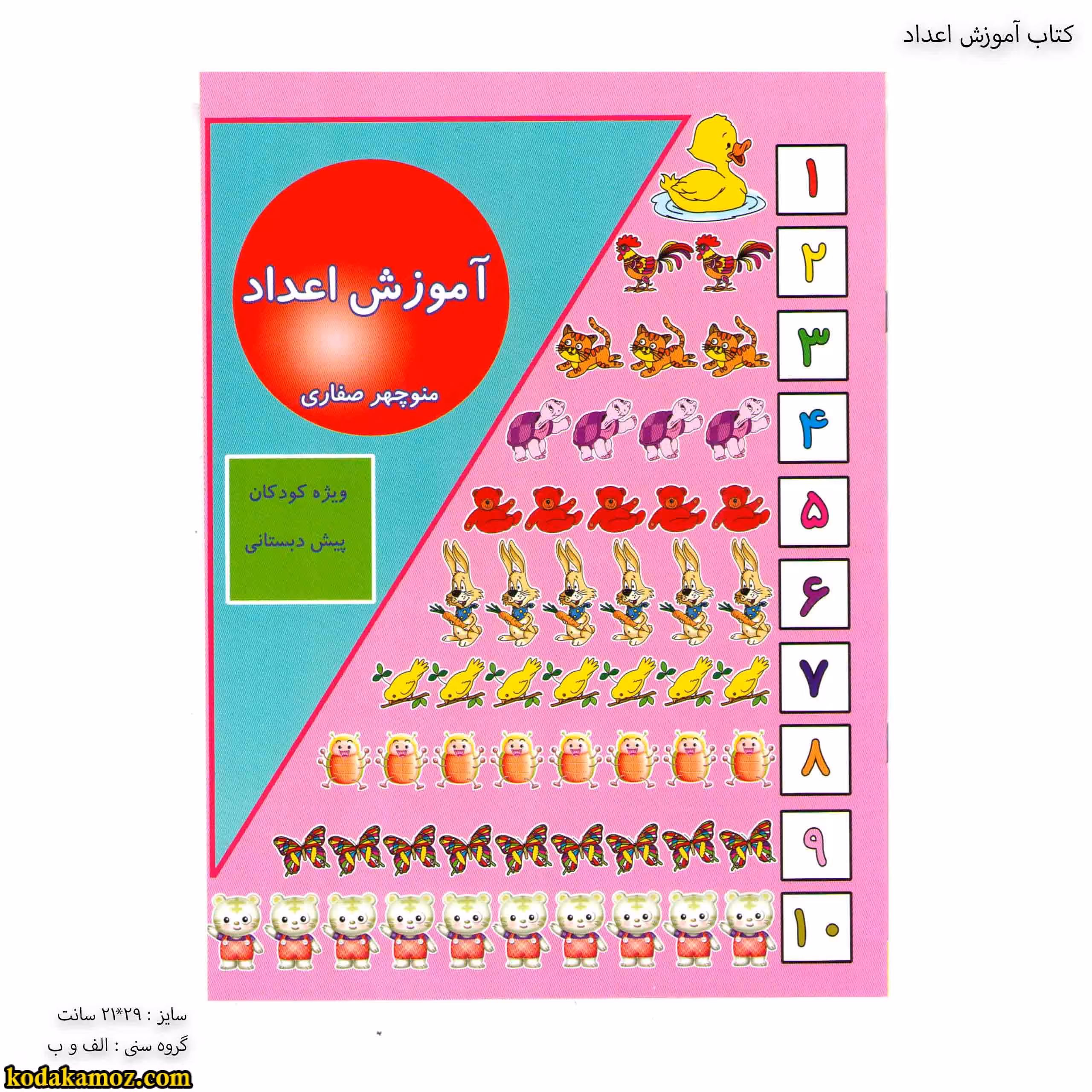 کتاب آموزش اعداد