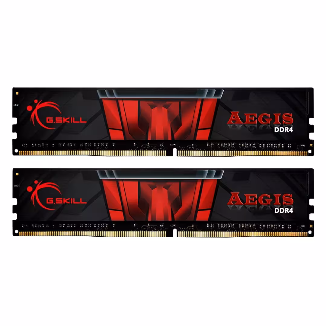 رم دسکتاپ DDR4 دو کاناله 3200 مگاهرتز CL16 جی اسکیل مدل Aegis ظرفیت 32 گیگابایت