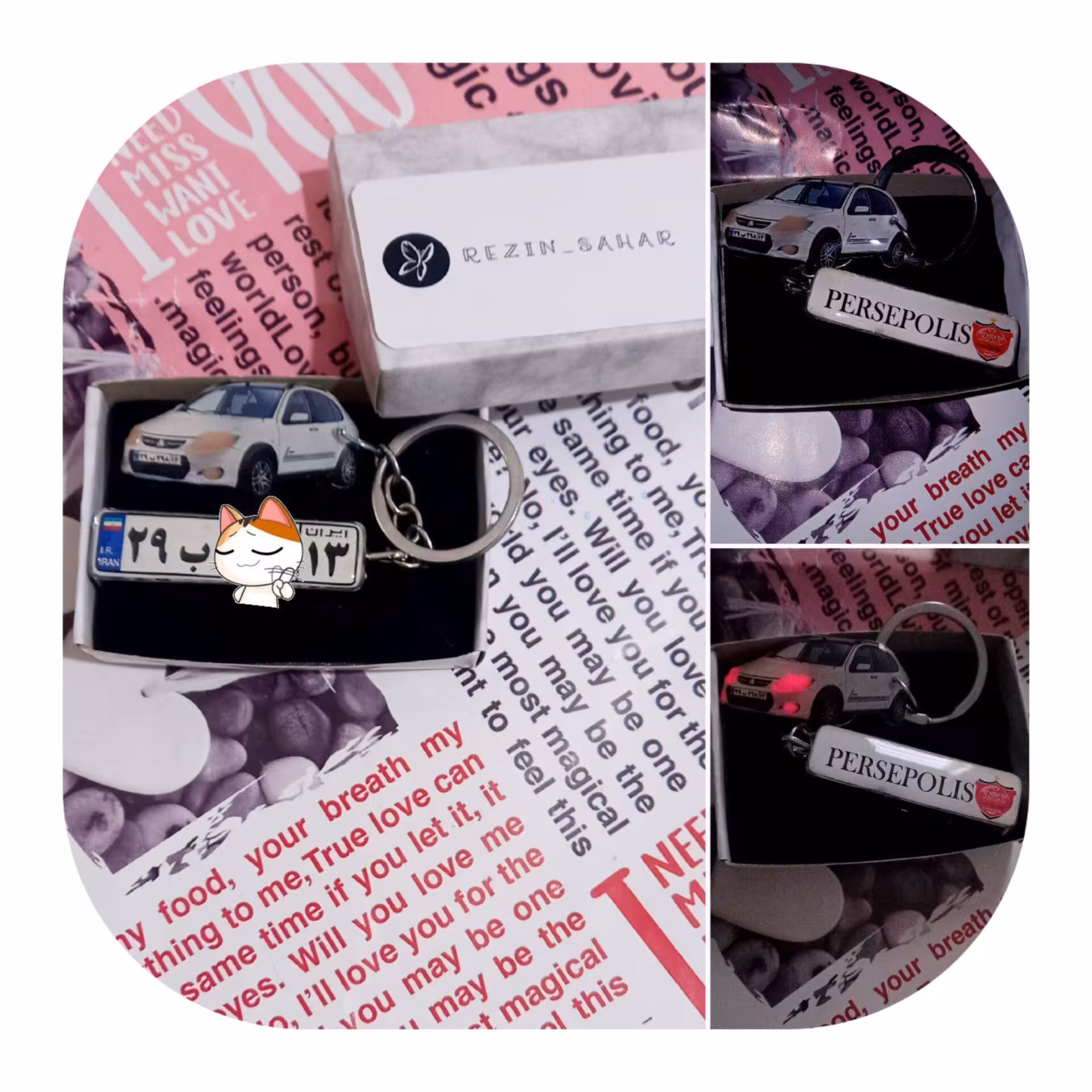 سرکلیدی پلاک ماشین 