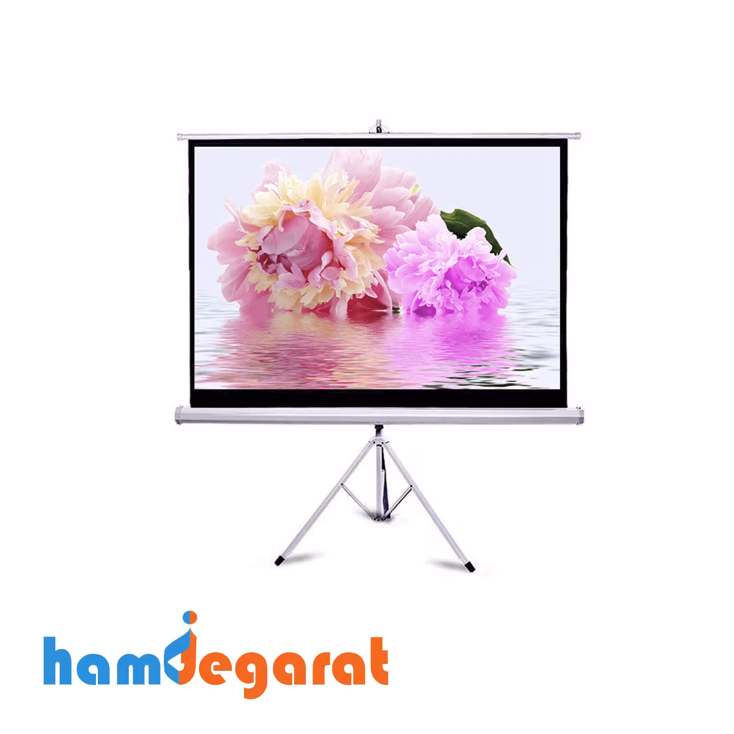 پرده نمایش پایه دار یا ایستاده 180×180