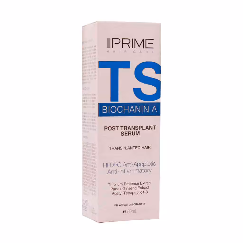سرم پس از کاشت مو TS پرایم 60 میلی لیتر | Prime TS Post Transplanted Serum