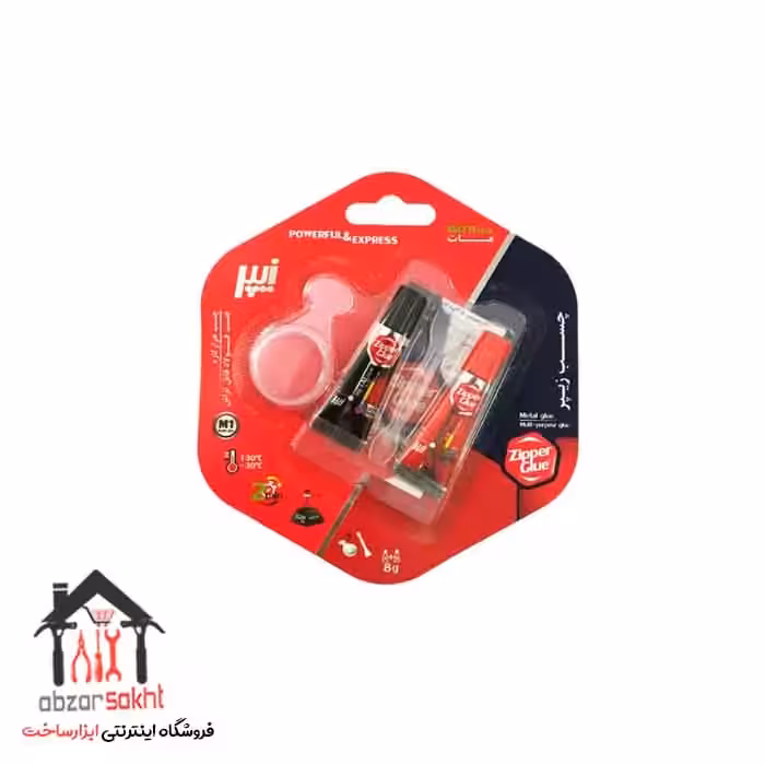 چسب دوقلوی زیپر مات 8 گرم