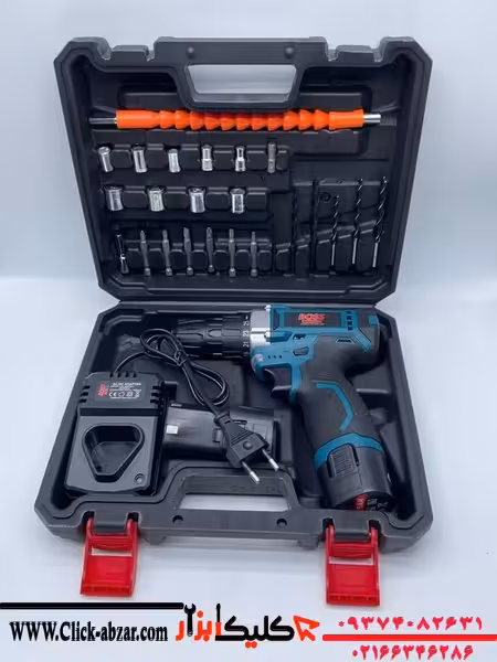 مجموعه 25 عددی پیچ گوشتی شارژی باس مدل BS1818