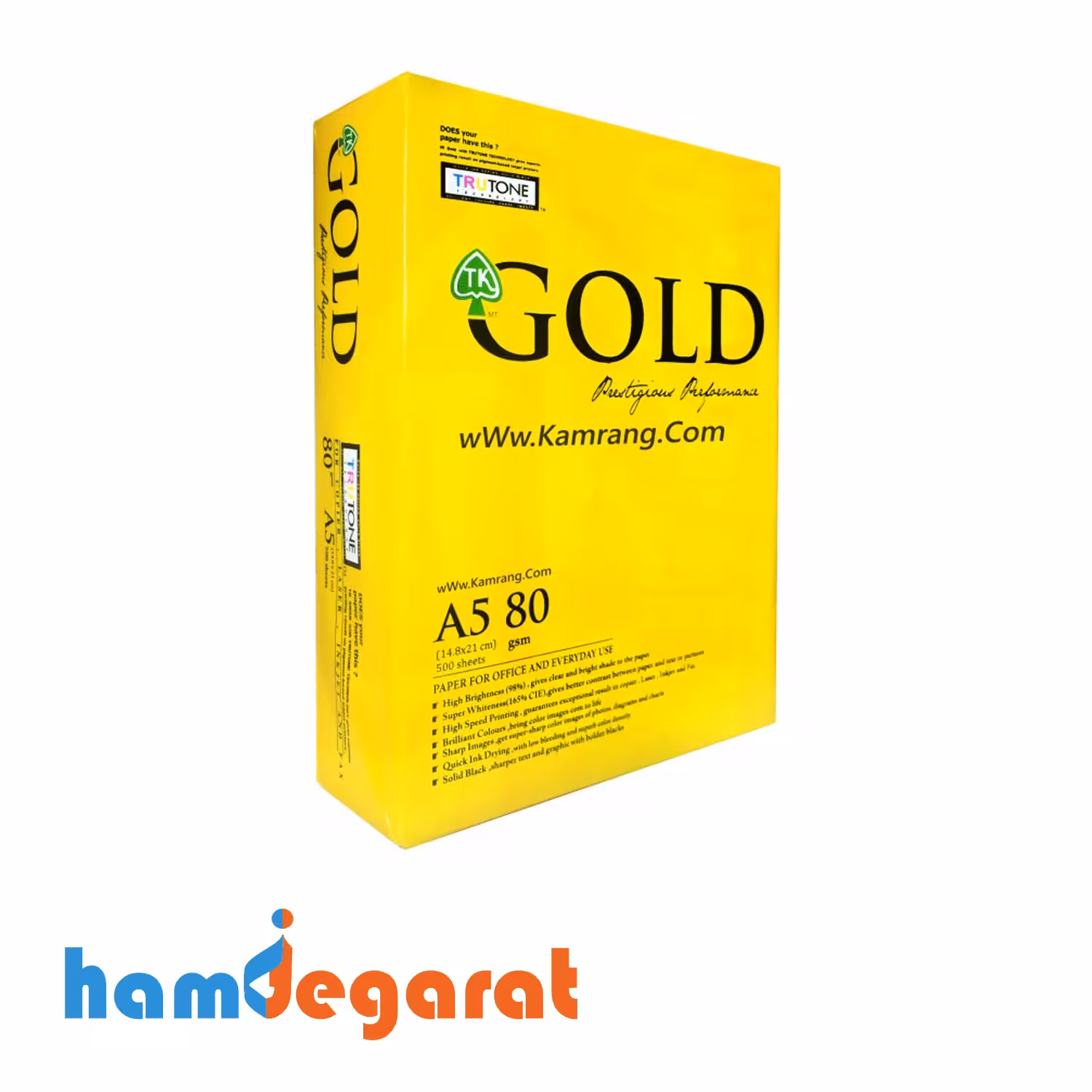 کاغذ A5 گلد 80 گرمی