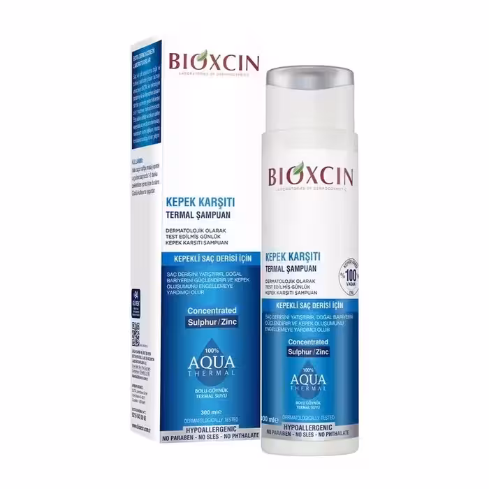 شامپو مو ضد شوره مدل AQUA THERMAL بیوکسین 300 میل