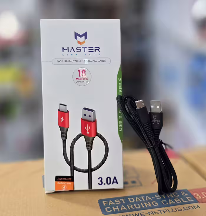 کابل شارژ Type-c کنفی  master مدل 005 فست شارژ