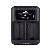 شارژر دوقلو USB باتری دوربین فوجی فیلم جی جی سی مدل DCH-NPT125