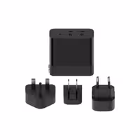 شارژر چند پورت مسافرتی بین المللی ZMI zPower Triple Port 65W USB-C Travel Charger HA833